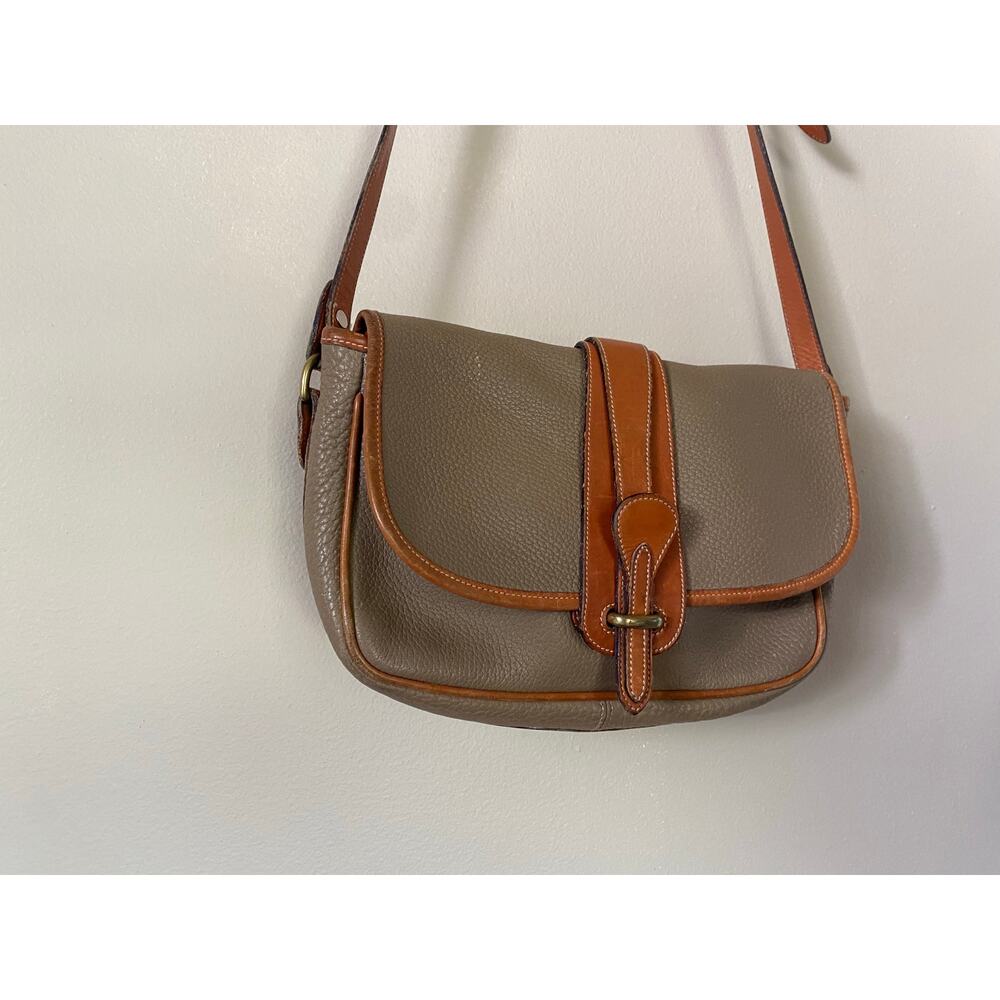 80s Essex all weather leather equestrian Dooney and Bourke crossbody bag